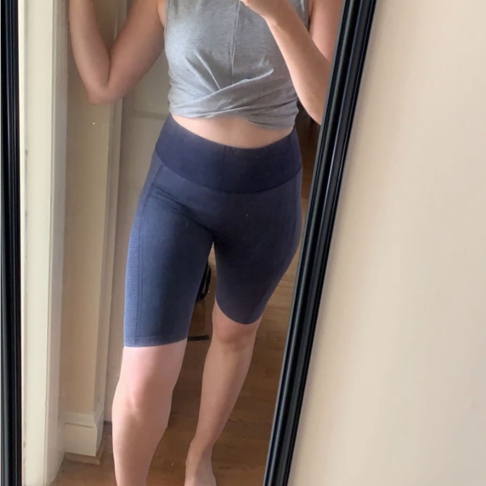 Harmony Balance Blue Biker Shorts M/L